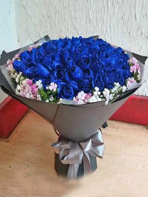 99 đóa hồng xanh