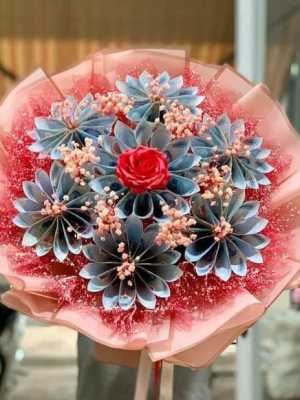 Bó hoa tiền đẹp