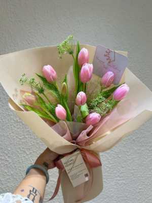 Bó hoa tuylip 10 bông