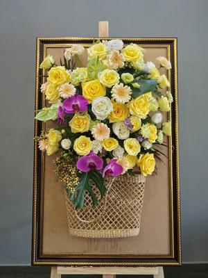 Lãng hoa khai trương bảng hoa