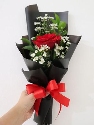 bó hoa hồng 1 bông